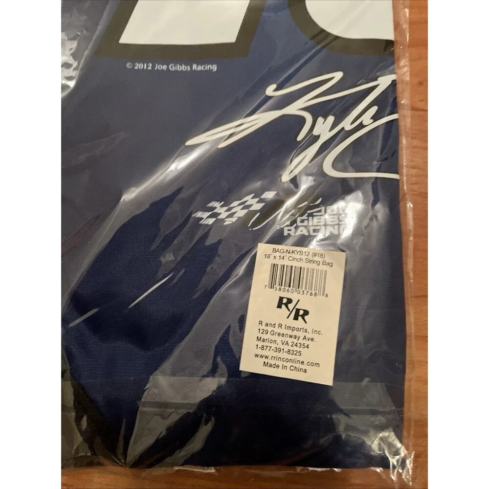 Nascar Kyle Busch #18 Drawstring Cinch Bag 18